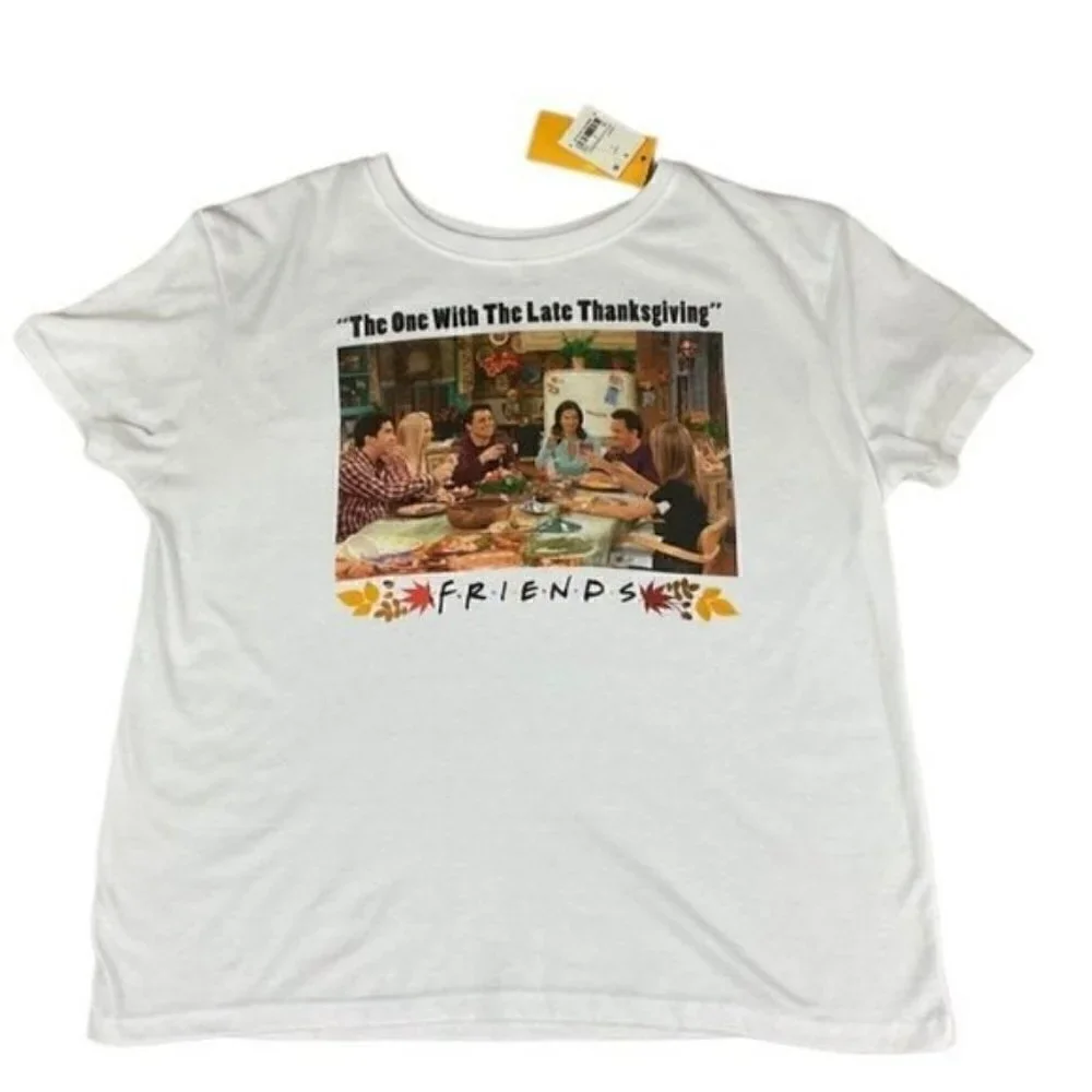 Friends the Television Series The One With The Late Thanksgiving t-shirt large